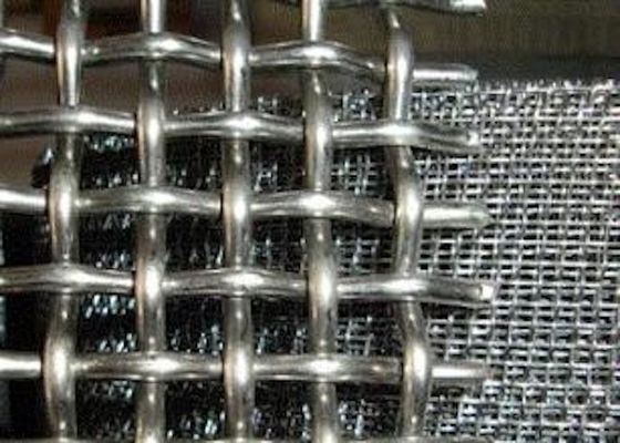 304 Stainless Steel Mesh Sheets Acid Resistant 0.5mm 4.8mm Crimp Wire Mesh